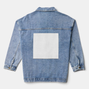 Create your own custom white denim jacket