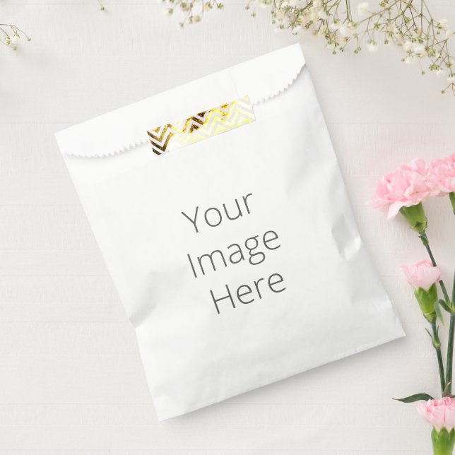 Create Your Own Custom White Favor Bag (Sealed)