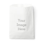 Create Your Own Custom White Favor Bag