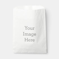 Create Your Own Custom White Favor Bag