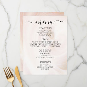 Create Your Own Custom White Light Swirls Menu