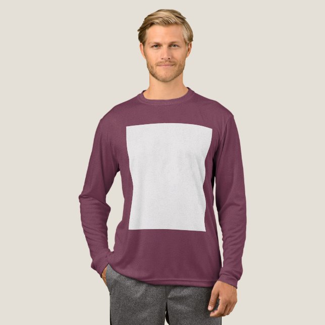 Create your own custom white  Tri-Blend shirt (Full Front)