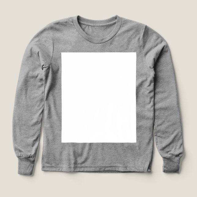 Create your own custom white  Tri-Blend shirts (Design Front)