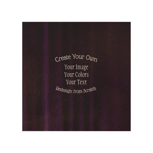 Create Your Own Custom Wood Wall Art (Front)