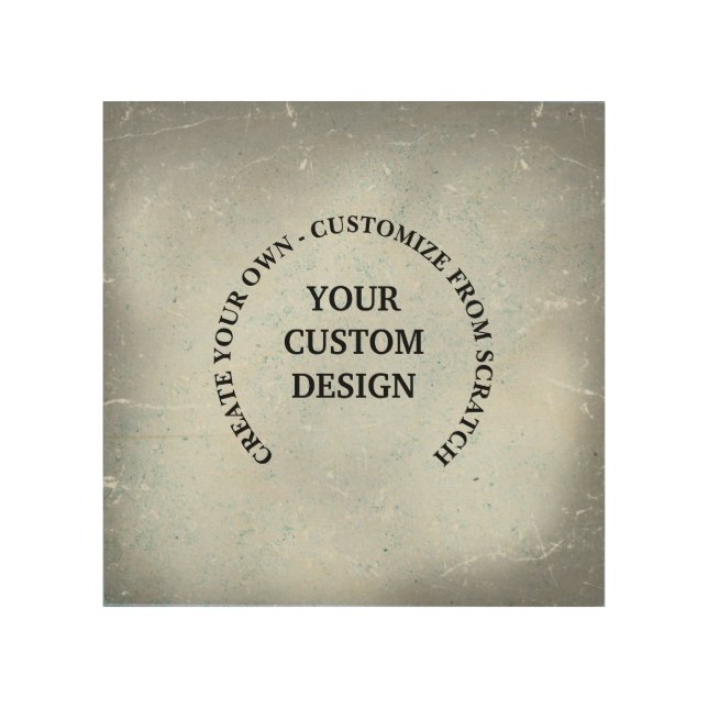 Create Your Own Custom Wood Wall Art (Front)