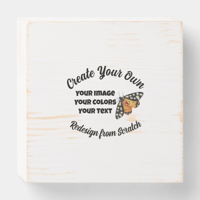 Create Your Own Custom Wooden Box Sign (Front Horizontal)