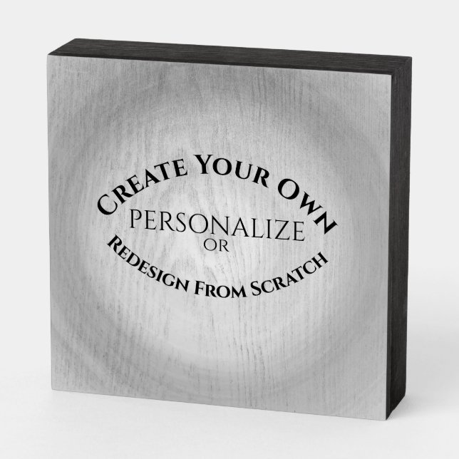 Create Your Own Custom Wooden Box Sign (Angled Horizontal)