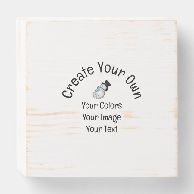 Create Your Own Custom Wooden Box Sign (Front Horizontal)