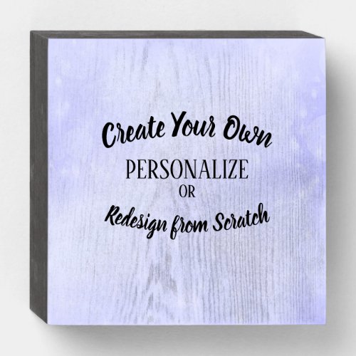 Create Your Own Custom Wooden Box Sign