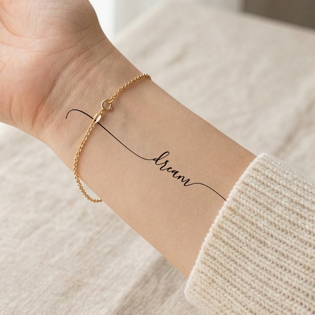 Create Your Own Custom Word Temporary Tattoos (Creator Uploaded)