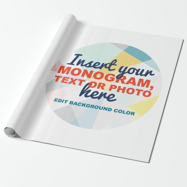 Create Your Own Custom Wrapping Paper (Unrolled)