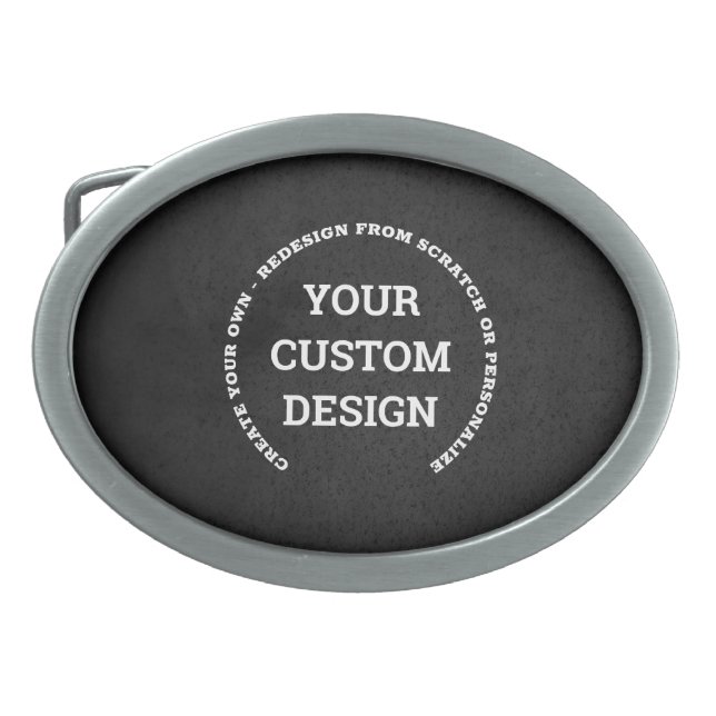 Create Your Own Customised Belt Buckle (Front)