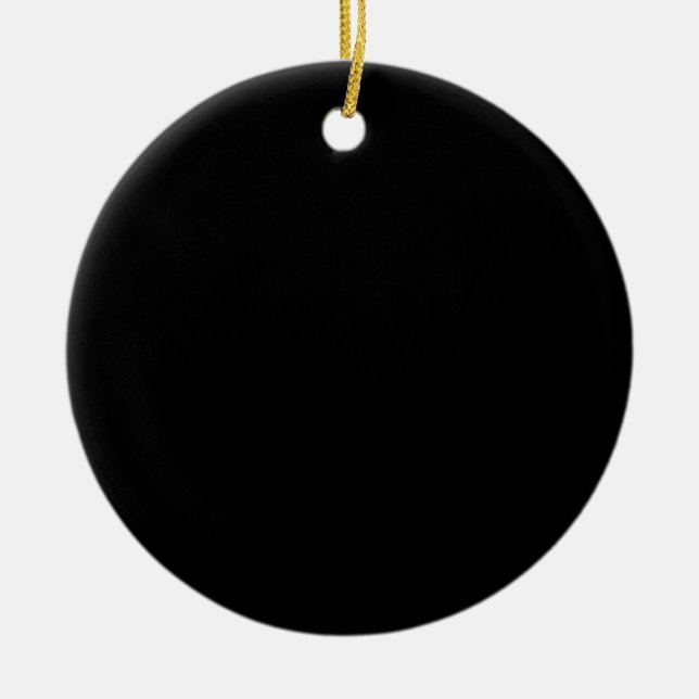 Create Your Own - Customizable Blank Ceramic Ornament (Front)