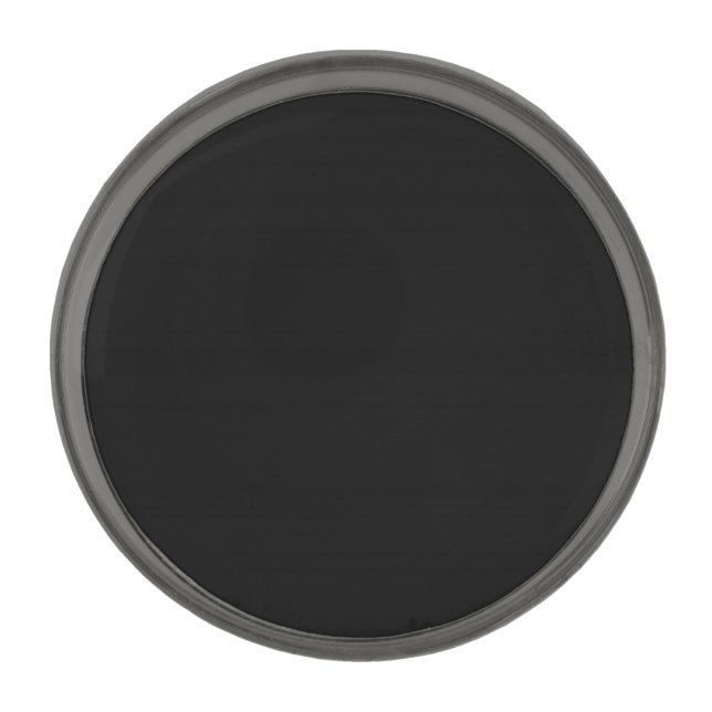 CREATE YOUR OWN - CUSTOMIZABLE BLANK GUNMETAL FINISH LAPEL PIN (Front)