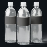 CREATE YOUR OWN - CUSTOMIZABLE BLANK WATER BOTTLE LABEL<br><div class="desc">Add your own text and images to make this product just the way you like it.</div>