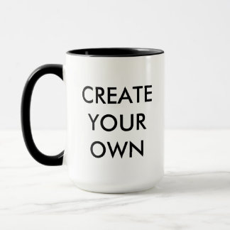 Create Your Own Customizable Combo Mug BLACK