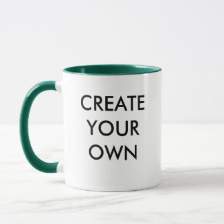 Create Your Own Customizable Combo Mug GREEN