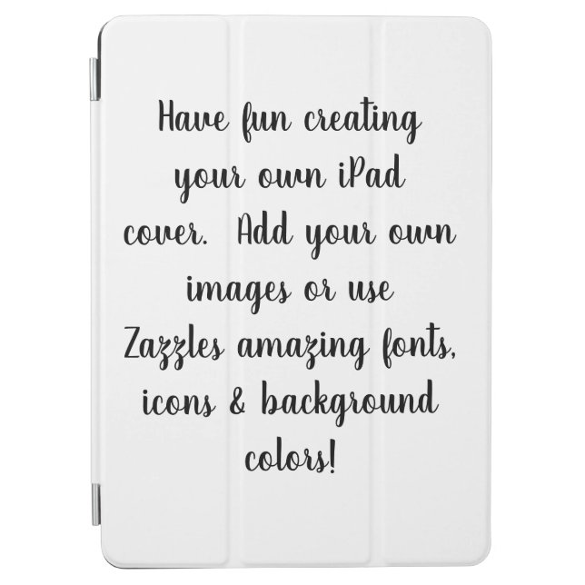 Create Your Own Customizable  iPad Air Cover (Front)