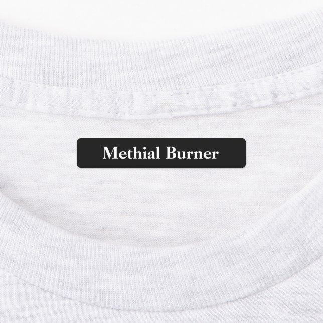 Create Your Own Customizable Labels for Clothes (Affixed)