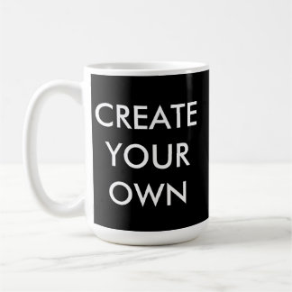 Create Your Own Customizable Large White Mug