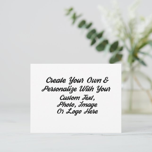 Create Your Own Customizable Unique Custom Mom Postcard (Standing Front)
