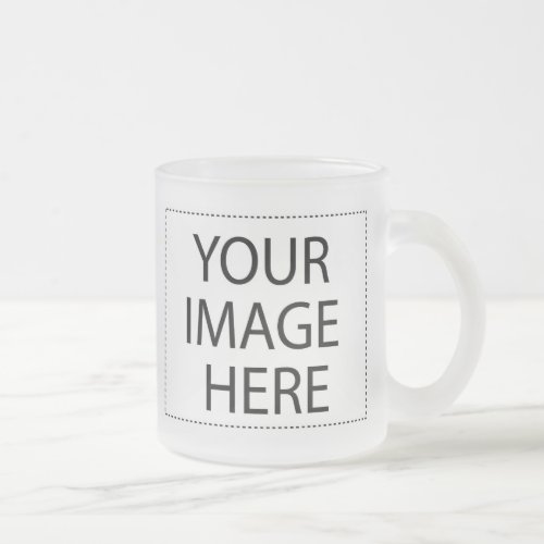 Create Your Own _ Customize Blank Frosted Glass Coffee Mug