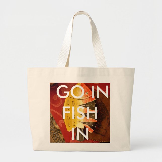 Create your own Customize Product Large Tote Bag (Front)