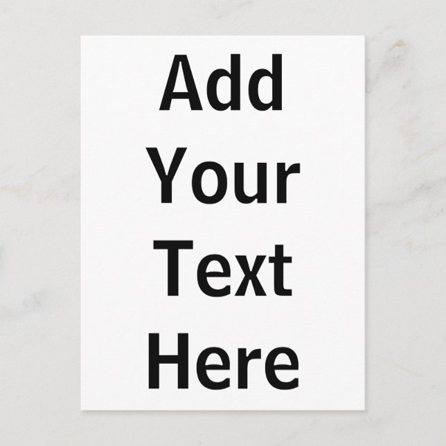 Create your own customize Rack Card (Front)