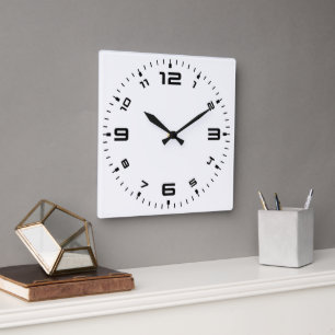 Create Your Own Customize Round  Square Wall Clock