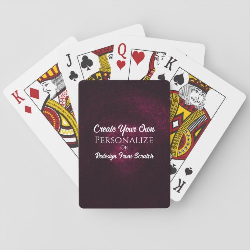 Create Your Own Customize These Playing Cards