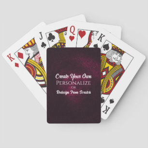 Create Your Own! Customize These Poker Cards