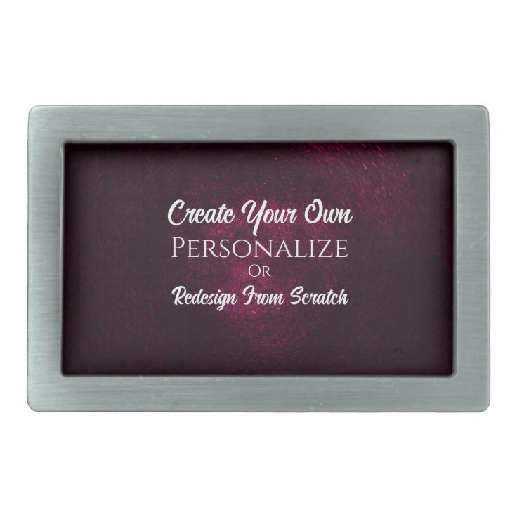 Create Your Own! Customize This Belt Buckle Zazzle