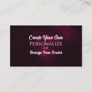 Create Your Own! Customize This Business Card