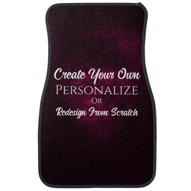 Create Your Own! Customize This Car Floor Mat (Front)
