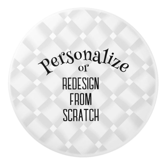 Create Your Own - Customize This Ceramic Knob (Front)