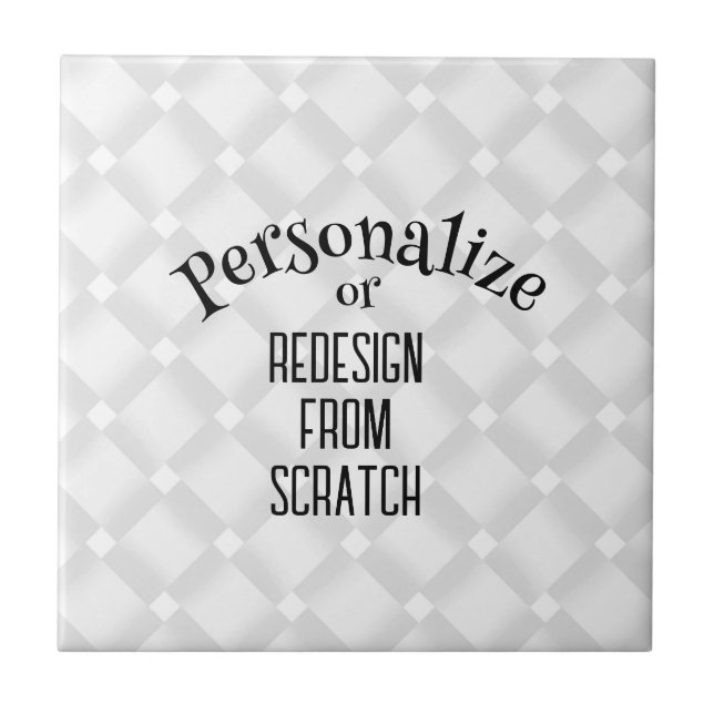 Create Your Own - Customize This Ceramic Tile (Front)