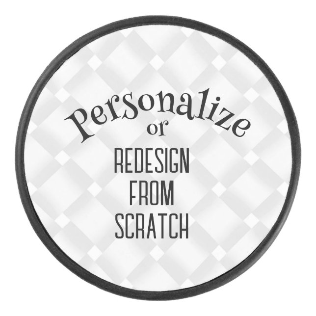 Create Your Own - Customize This Hockey Puck (Front)