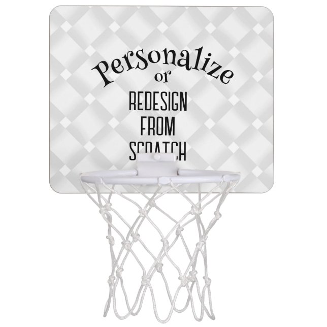 Create Your Own - Customize This Mini Basketball Hoop (Front)