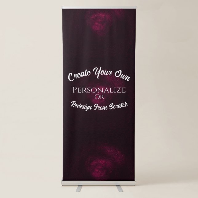 Create Your Own! Customize This Retractable Banner (Front)