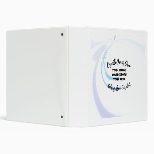 Create Your Own Customized 3 Ring Binder