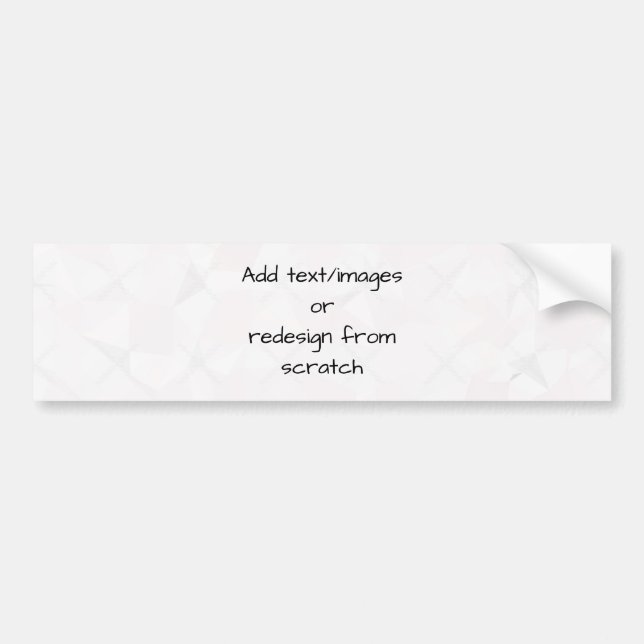 Create Your Own Customized Bumper Sticker (Front)