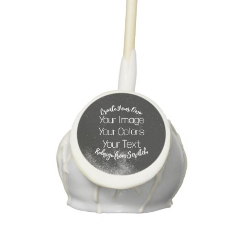Create Your Own Customized Cake Pops