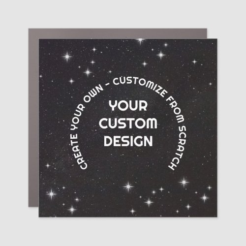 Create Your Own Customized Car Magnet