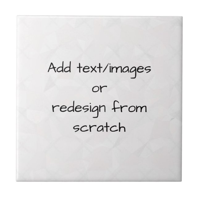 Create Your Own Customized Ceramic Tile (Front)