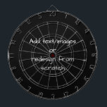 Create Your Own Customized Dart Board<br><div class="desc">Create your own fully customized merch from scratch by replacing the background image currently displayed on this product with an image of your own! Add your own text if desired and choose your favorite colors and styles.</div>