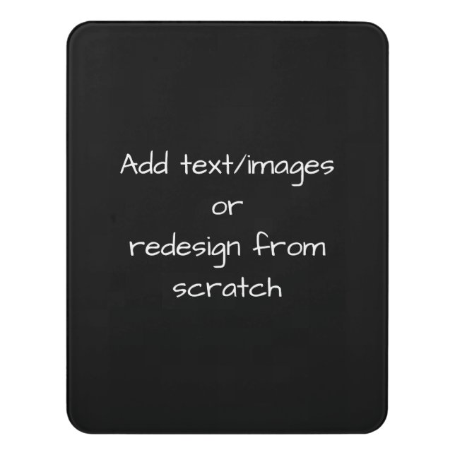 Create Your Own Customized Door Sign (Contemporary Vert)