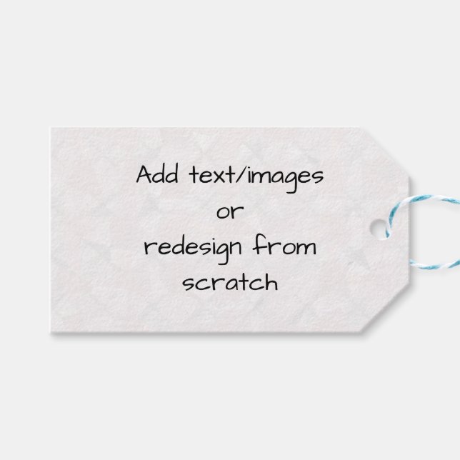 Create Your Own Customized Gift Tags (Front (Horizontal))