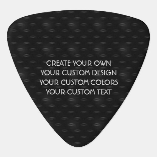 Create Your Own Customized Guitar Pick