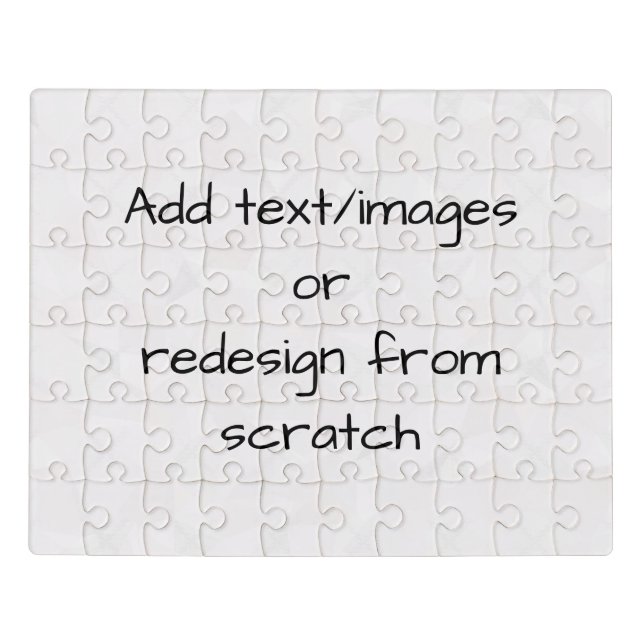 Create Your Own Customized Jigsaw Puzzle (Puzzle Horizontal)