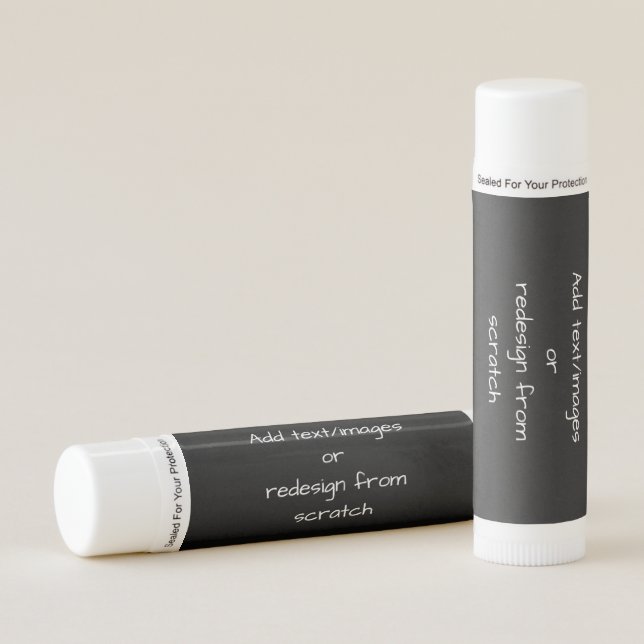 Create Your Own Customized Lip Balm (Front)